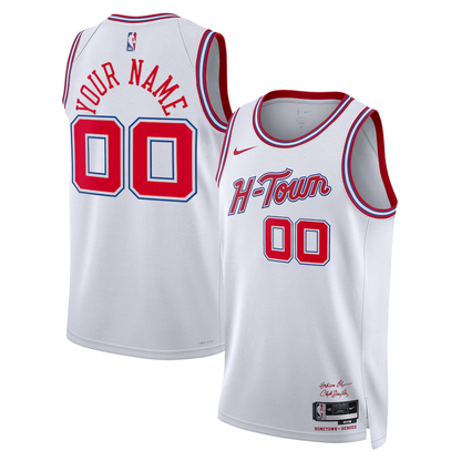 Houston Rockets Nike White 2025/26 City Edition Swingman Custom Jersey