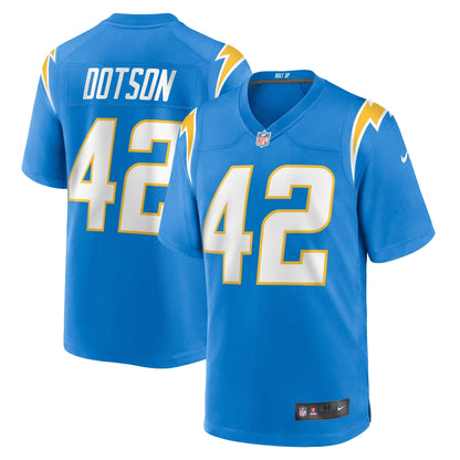 Elijah Dotson Los Angeles Chargers Nike Team Game Jersey -  Powder Blue
