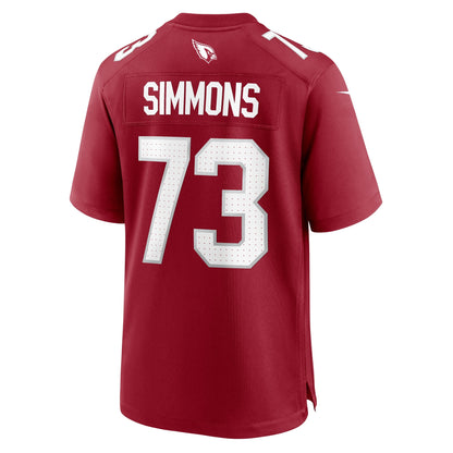 Lachavious Simmons Arizona Cardinals Nike Team Game Jersey -  Cardinal