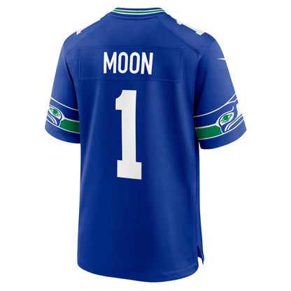 Men's Nike Warren Moon Royal Seattle Seahawks Retired Player Alternate Game Jersey