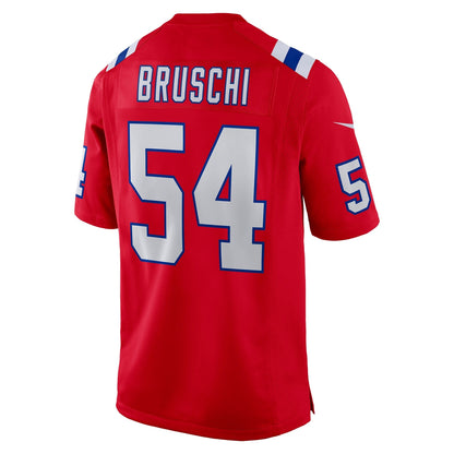 Tedy Bruschi New England Patriots Nike Retired   Alternate Game Jersey - Red