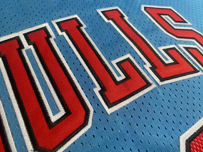 Michael Jordan Chicago Bulls 23 Blue Thorwback Jersey