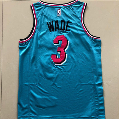 Miami Heat City Edition Dwayne Wade #3 Blue Jersey