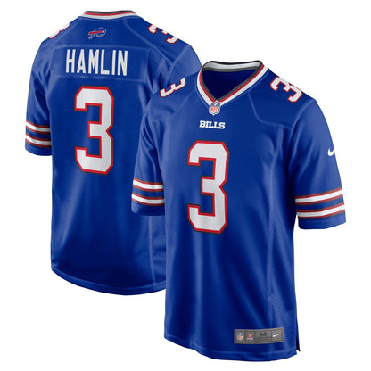 Damar Hamlin Buffalo Bills Nike Home Game   Jersey - Royal
