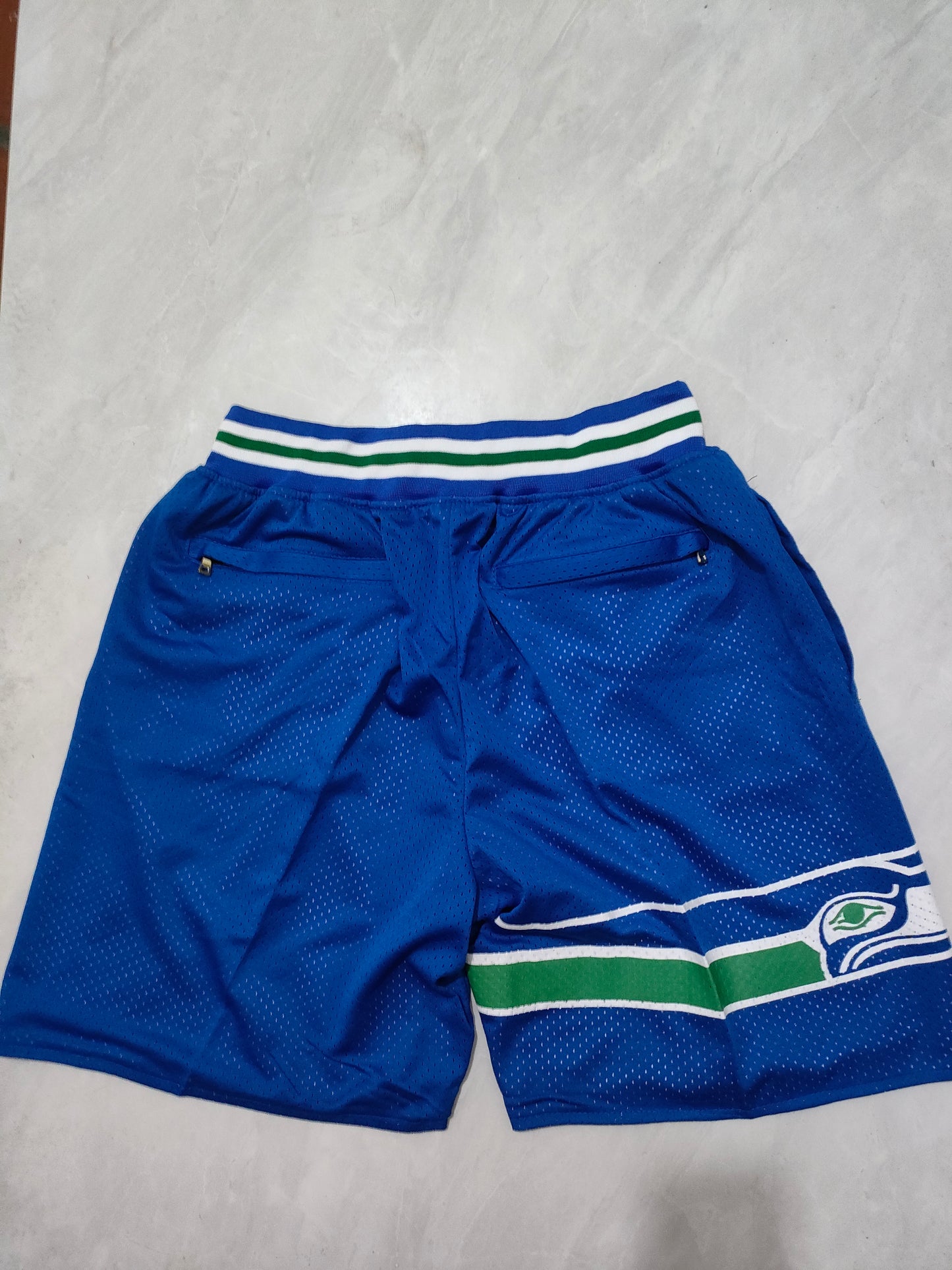 Seattle Seahawks Blue Pocket Shorts