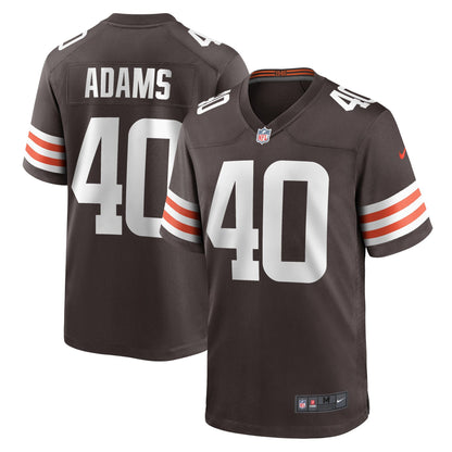 Matthew Adams Cleveland Browns Nike Game   Jersey - Brown