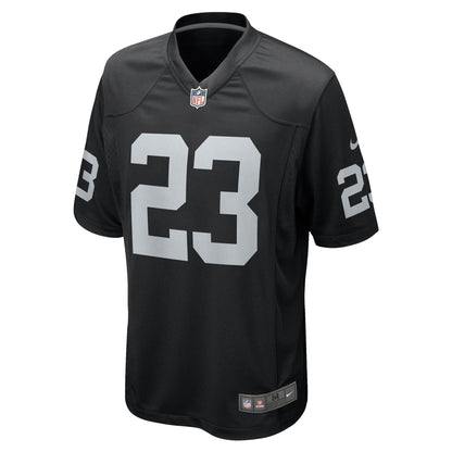 David Long Jr. Las Vegas Raiders Nike Team Game Jersey -  Black