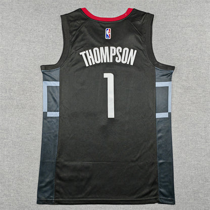 Houston Rockets Amen Thompson #1 City Edition Swingman Jersey - Embroidered