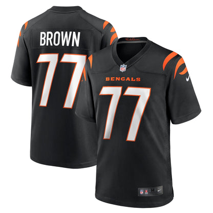Trent Brown Cincinnati Bengals Nike Game Jersey -  Black