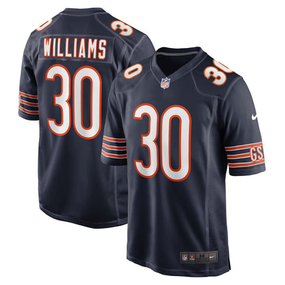 Joejuan Williams Chicago Bears Nike  Game Jersey -  Navy