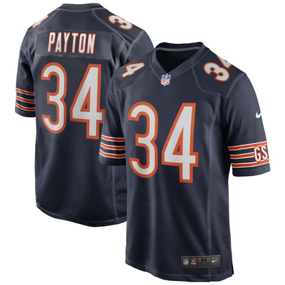 Walter Payton Chicago Bears Nike Game Retired   Jersey - Navy