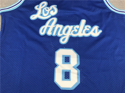 Kobe Bryant #8 Los Angeles Lakers 1996-97 Throwback Embroidered Jersey