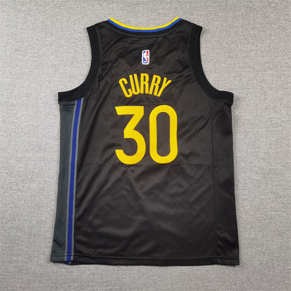 Youth Stephen Curry Golden State Warriors #30  City Edition Embroidered  Jersey