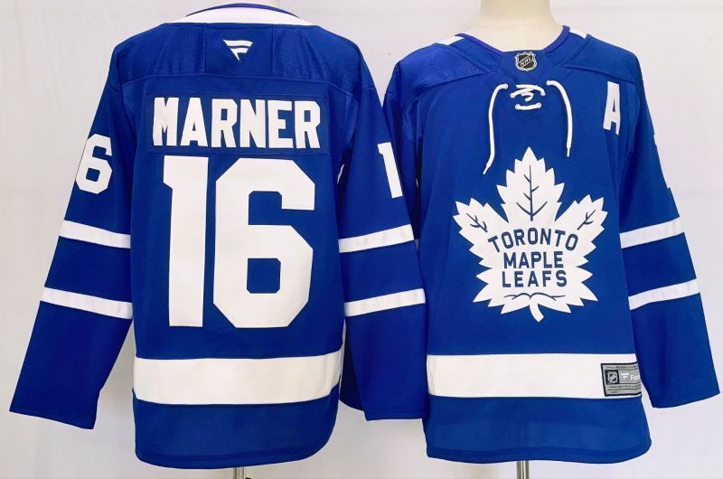 Men's Toronto Maple Leafs Mitchell Marner #16 Blue Player Jersey