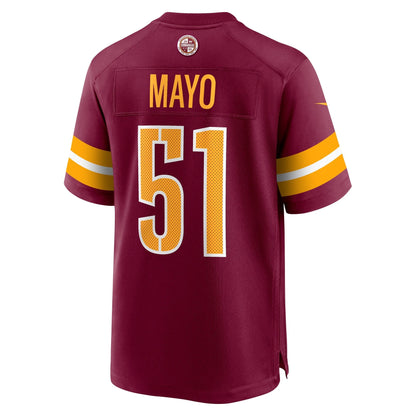 David Mayo Washington Commanders Nike Game   Jersey - Burgundy