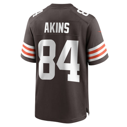 Jordan Akins Cleveland Browns Nike Game   Jersey - Brown
