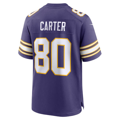 Cris Carter Minnesota Vikings Nike Classic Retired   Game Jersey - Purple