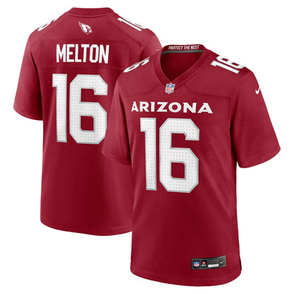Max Melton Arizona Cardinals Nike Team Game Jersey -  Cardinal
