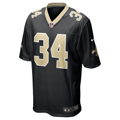 Ga'Quincy McKinstry New Orleans Saints Nike 2024 NFL Draft   Game Jersey - Black