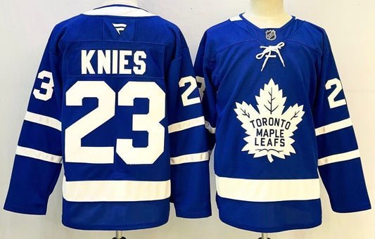 Men's Toronto Maple Leafs Matthew Knies #23 Blue Player Jersey