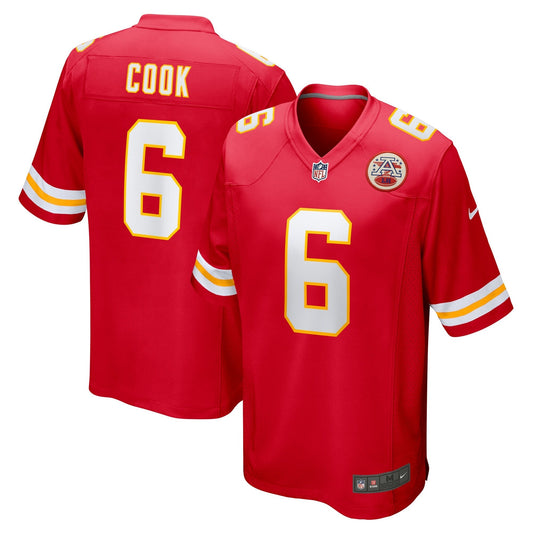 Bryan Cook Kansas City Chiefs Nike Game   Jersey - Red