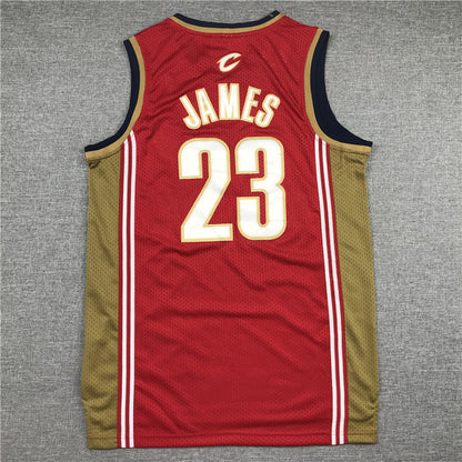 Cleveland Cavaliers LeBron James #23 Throwback - Embroidered Jersey