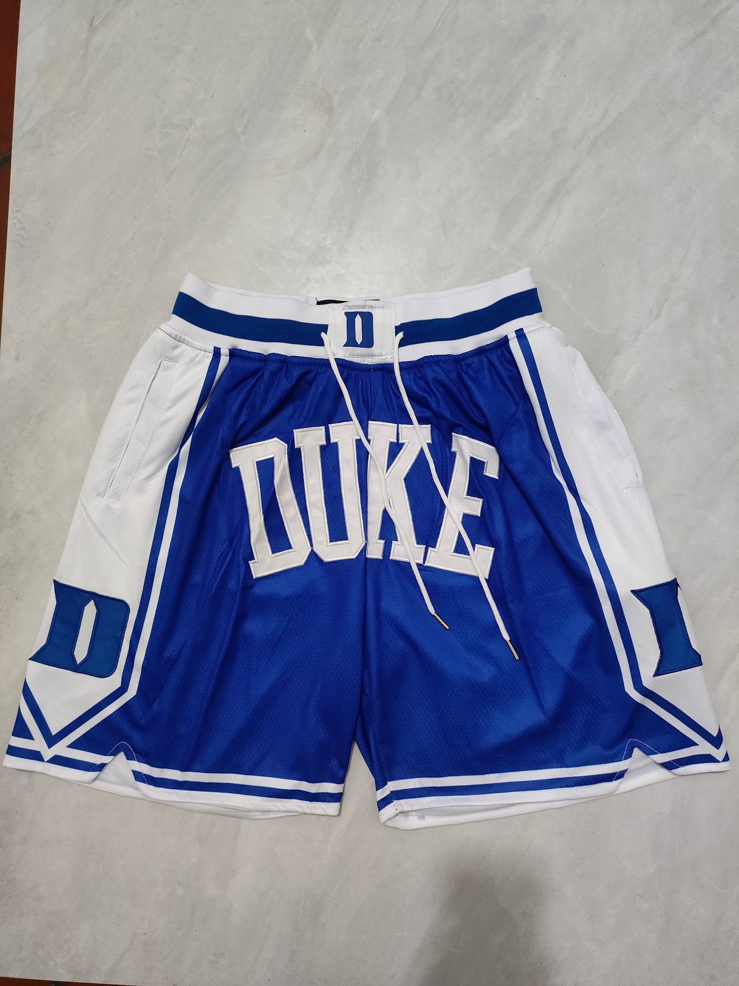 NCAA Duke University Blue Pocket Shorts