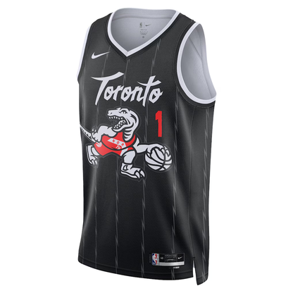 Toronto Raptors Gradey Dick Nike Black 2025/26 Swingman Jersey - City Edition