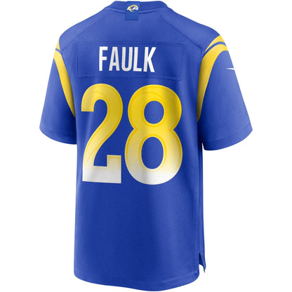 Marshall Faulk Los Angeles Rams Nike Game Retired   Jersey - Royal