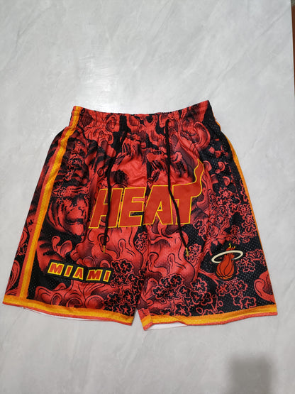 Miami Heat Red Tiger Year Limited Edition Pocket Shorts