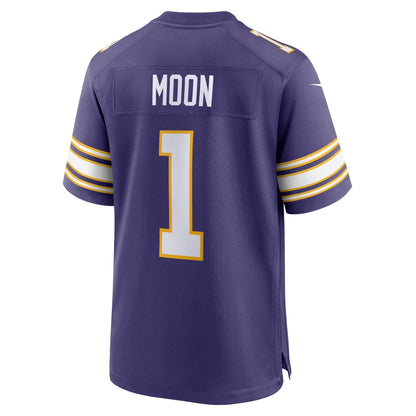 Warren Moon Minnesota Vikings Nike Classic Retired   Game Jersey - Purple