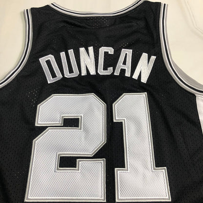 Tim Duncan Throwback San Antonio Spurs Black 21 MN