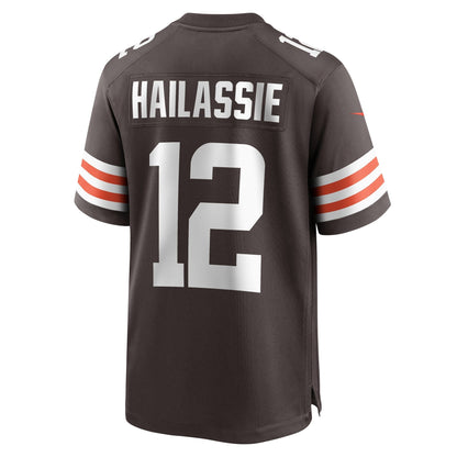 Kahlef Hailassie Cleveland Browns Nike Team Game Jersey -  Brown