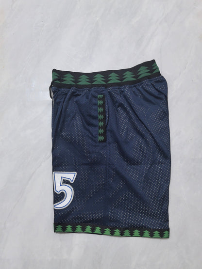 Minnesota Timberwolves Blue Retro Pocket Shorts