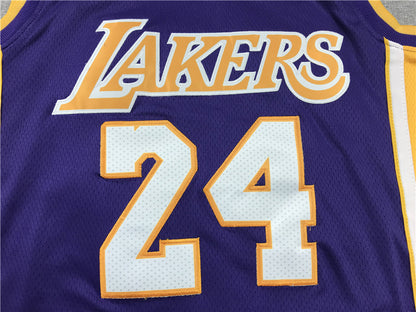 Los Angeles Lakers #24 Kobe Bryant Retired Purple Jersey