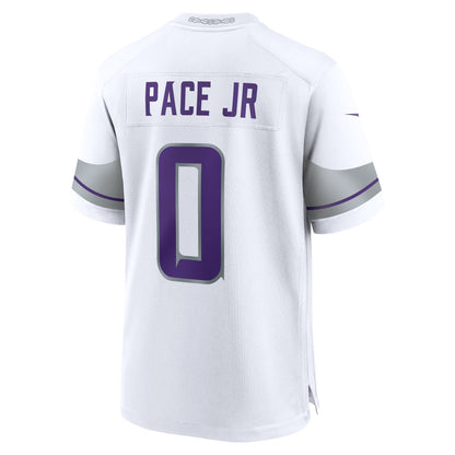 Ivan Pace Jr Minnesota Vikings Nike Alternate Game   Jersey - White