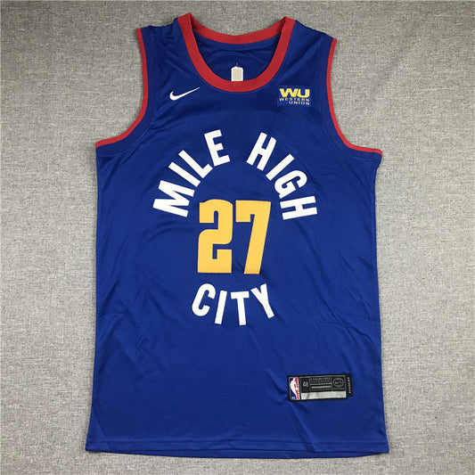 Denver Nuggets Jamal Murray #27 City Edition — Embroidered Jersey