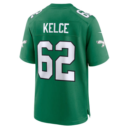 Jason Kelce Philadelphia Eagles Nike Alternate Game   Jersey - Kelly Green