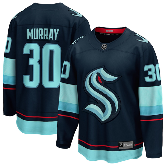 Men's Seattle Kraken Matt Murray #30 Deep Sea Blue Home Breakaway Jersey