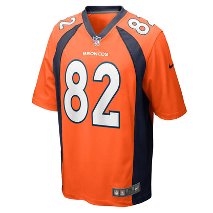 Adam Trautman Denver Broncos Nike Team Game Jersey -  Orange