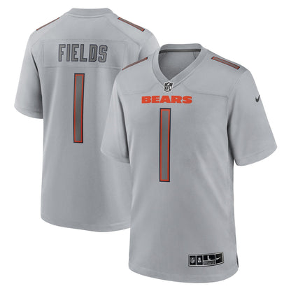 Justin Fields Chicago Bears Nike Atmosphere Fashion Game Jersey - Gray
