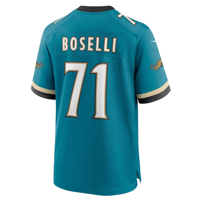 Tony Boselli Jacksonville Jaguars Nike Prowler Throwback Retired   Game Jersey - Teal