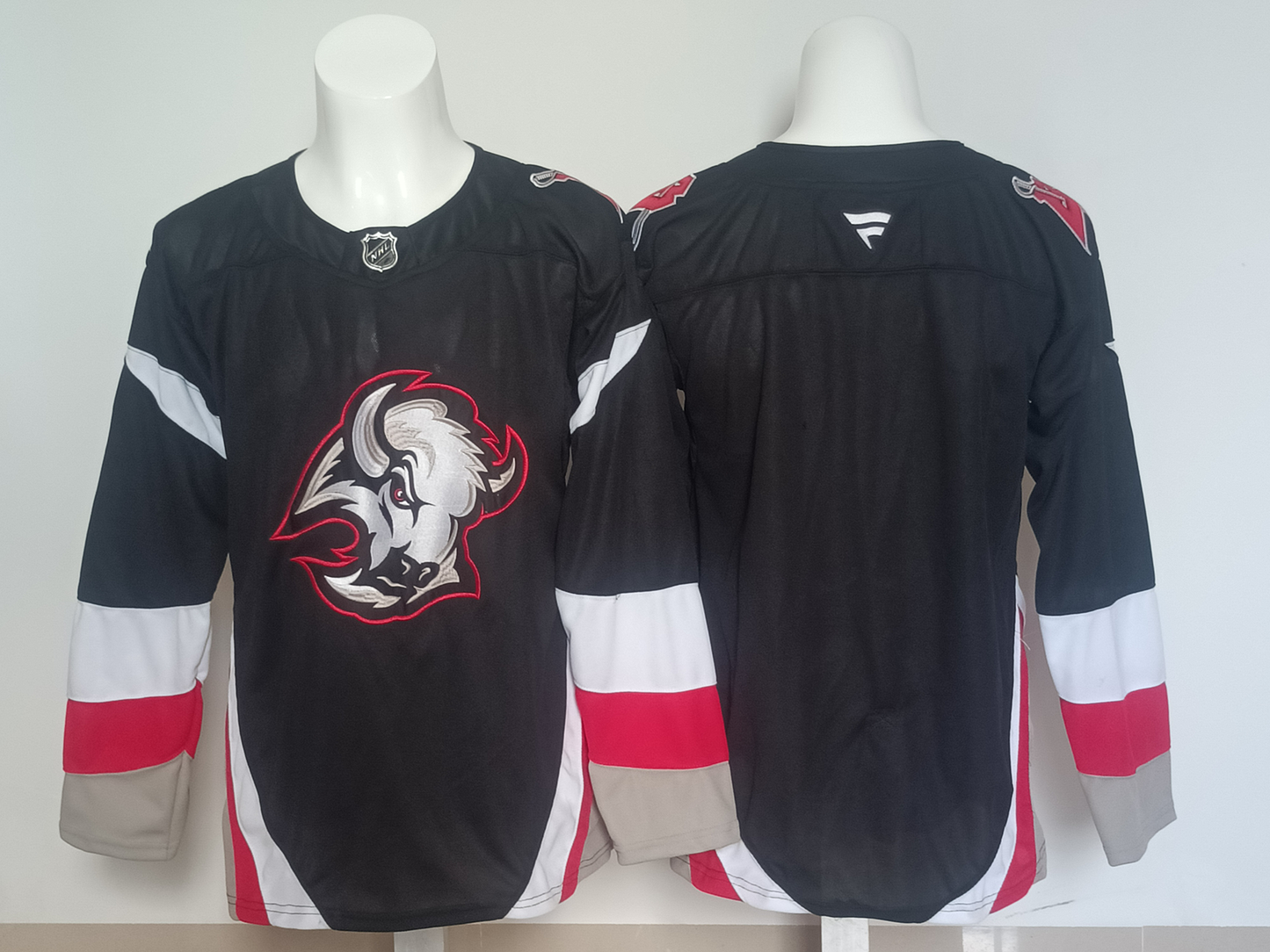 Men's Buffalo Sabres  Black Alternate Premium Blank Jersey
