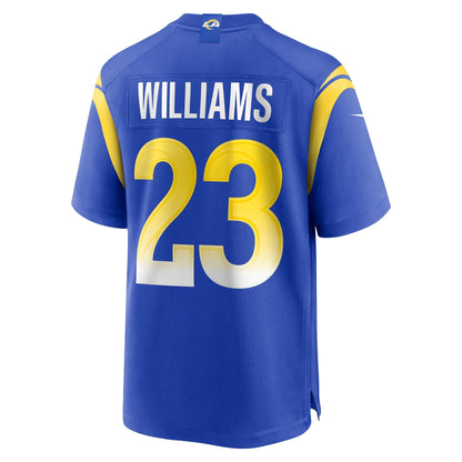 Kyren Williams Los Angeles Rams Nike Game   Jersey - Royal