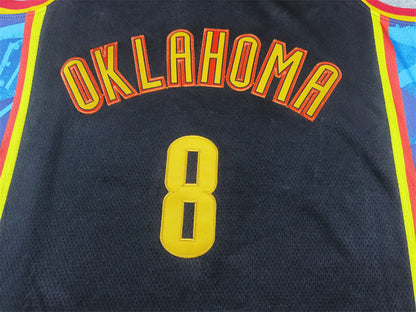 Unisex Oklahoma City Thunder Jalen Williams 2024/25 Embroidered Swingman Jersey City Edition