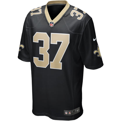 Steve Gleason New Orleans Saints Nike Game Retired   Jersey - Black