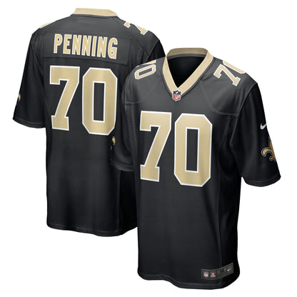 Trevor Penning New Orleans Saints Nike Game   Jersey - Black