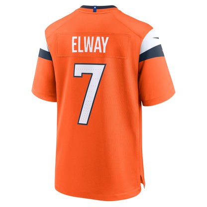 John Elway Denver Broncos Nike Mile High Collection Retired   Game Jersey - Orange
