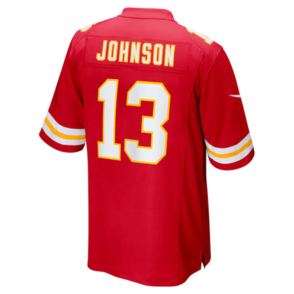 Nazeeh Johnson Kansas City Chiefs Nike Game   Jersey - Red