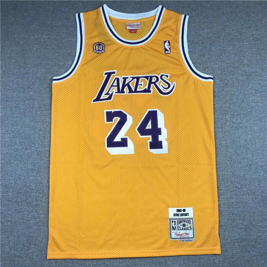 Los Angeles Lakers Kobe Bryant Yellow 24 MN